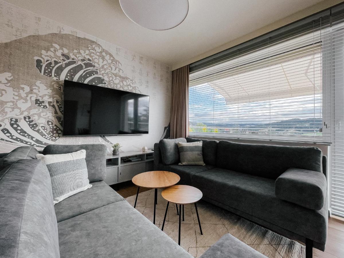 Penthouse Sloneczna Rapsodia - Blisko Parku Zdrojowego - Duzy Taras Na Dachu - Piekny Widok - Winda - Garaz Leilighet Rabka-Zdrój Eksteriør bilde